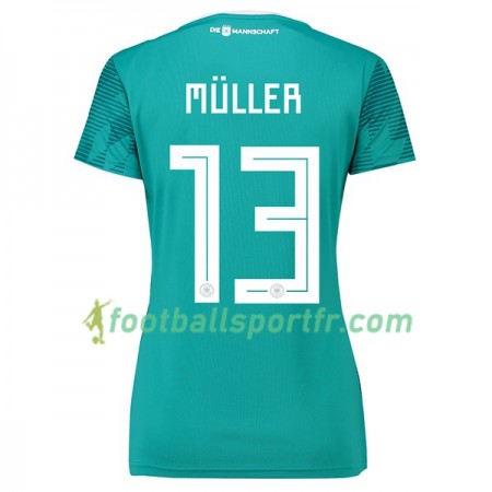 Tenue Allemagne Müller 13 Féminine Exterieur Coupe du monde 2018 Maillot de Foot